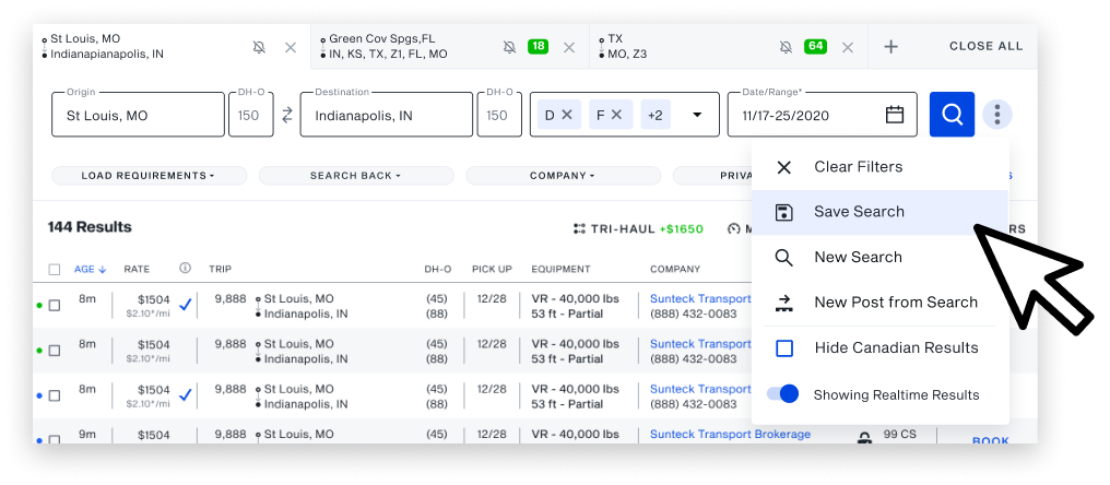 Save Search Guide